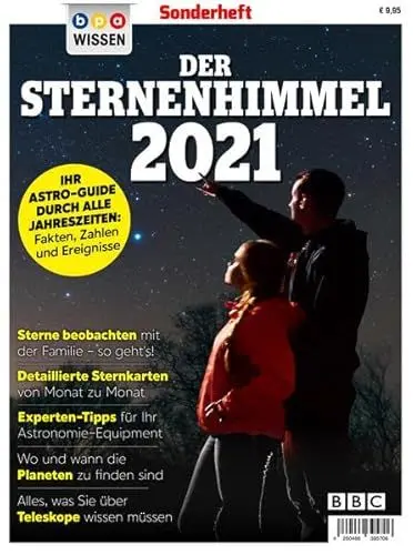 Produktbild: bpa WISSEN Sonderheft: Der Sternenhimmel 2021: IHR ASTRO-GUIDE DURCH ALLE JAHRESZEITEN: Fakten, Zahlen und Ereignisse