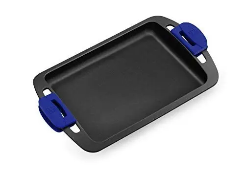 Produktbild: BRA Advanced | Glatte Grillplatte 40 cm, Aluminiumguss mit Antihaftbeschichtung, verstärkt für hervorragende Leistung und Kratzfestigkeit, mehrfarbig