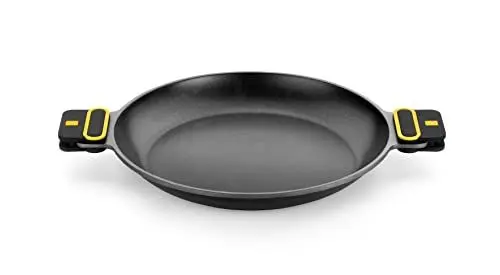 Produktbild: BRA Daily Pro | Paella-Pfanne 36 cm, antihaftbeschichtet ohne PFOA, für alle Herdarten und Induktion geeignet