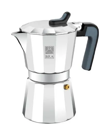 Produktbild: BRA De Luxe 2 Kaffeemaschine, Metall, silber, 12 tazas, 6