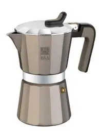 Produktbild: BRA Titanium Kaffeemaschine Aluminium, 9 Tassen, Schwarz Titan