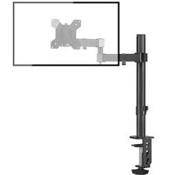 Produktbild: Bracwiser Monitor Halterung, Arm für 13-32 Zoll LCD LED Bildschirme bis 10kg, Höhenverstellbar Bildschirmhalterung, 2 Montageoptionen, VESA 75x75/100x100, 1 Monitor (MD7421)