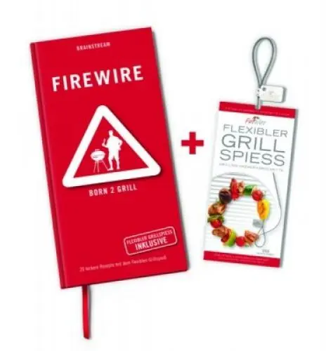 Produktbild: Brainstream Firewire Grillbuch, Rot, 1