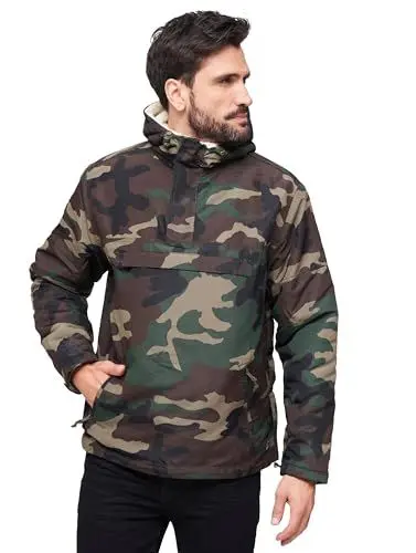 Produktbild: Brandit Sherpa Windbreaker, Farbe: woodland, Größe: XL