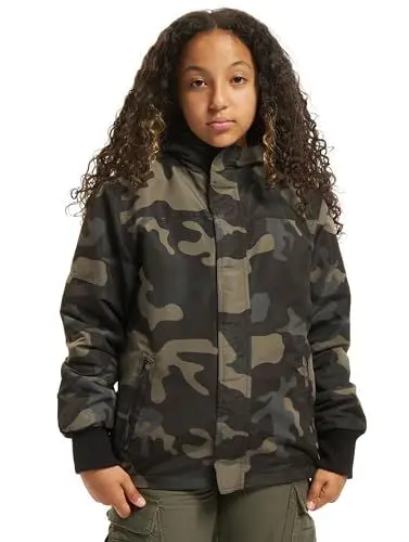 Produktbild: Brandit Kids Frontzip Windbreaker, Farbe: darkcamo, Größe: XL 158
