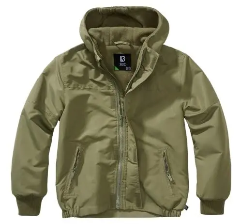 Produktbild: Brandit Kids Frontzip Windbreaker, Farbe: olive, Größe: L 146