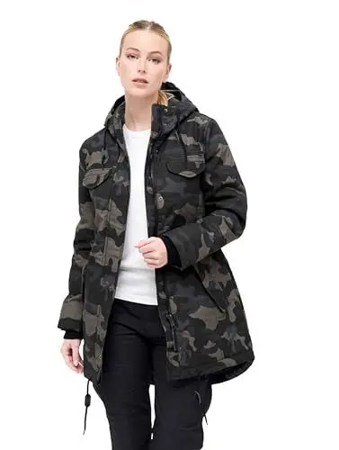 Produktbild: Brandit Women Marsh Lake Parka, Farbe: darkcamo, Größe: L