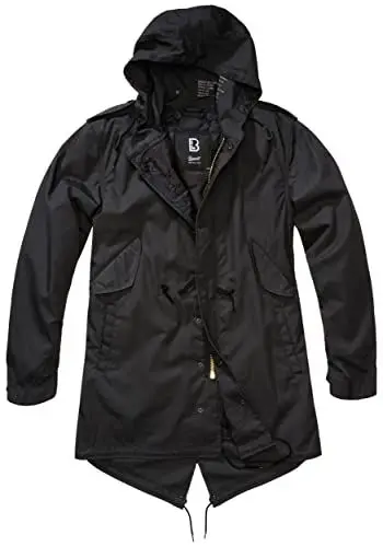 Produktbild: Brandit M51 US Parka Rip-Stop, Farbe: black, Größe: L