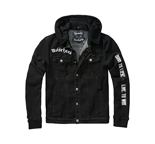 Produktbild: Brandit Motörhead Cradock Denim Jacket, Farbe: Black+blac, Größe: S