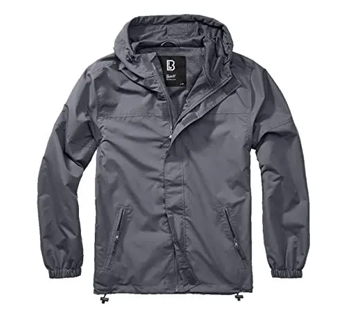 Produktbild: Brandit Summer Frontzip Windbreaker, Farbe: anthrazit, Größe: XL