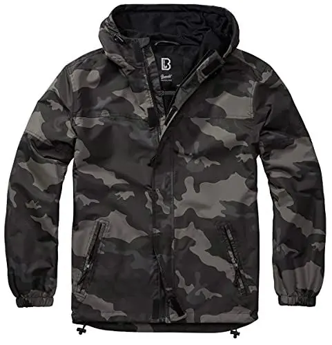 Produktbild: Brandit Summer Frontzip Windbreaker, Farbe: darkcamo, Größe: L