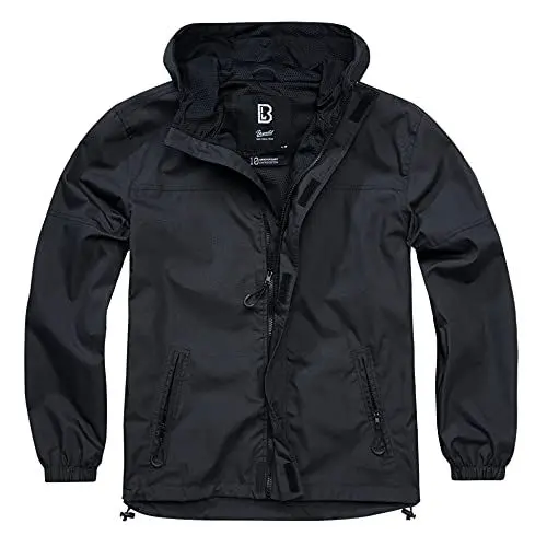 Produktbild: Brandit Summer Windbreaker Frontzip, RIPSTOP, Black, XXL