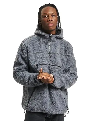 Produktbild: Brandit Teddyfleece Worker Pullover, Farbe: anthrazit, Größe: L