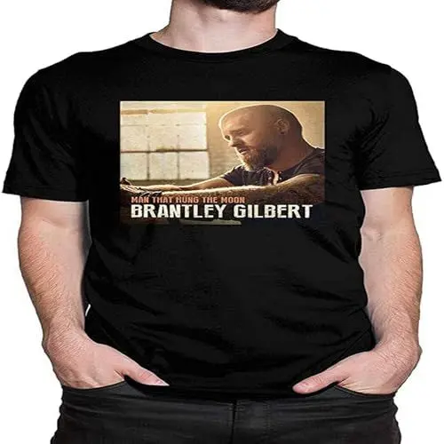Produktbild: Br-Ant-Ley Gi-Lbe-Rt Man That Hung The Moon Men's T-Shirt Round Neck Fashion Short Sleeve T-Shirt Size XXL