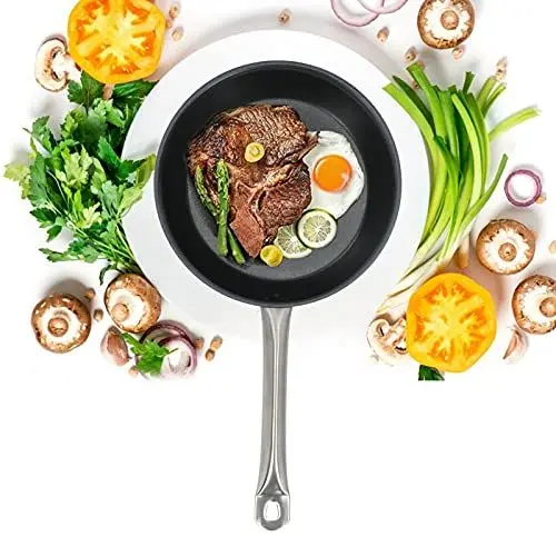Produktbild: Bratpfanne, sicher und gesundheitlich korrosionsbeständig Multifunktions-Bratpfanne für Küchenrestaurant(280 * 50mm)