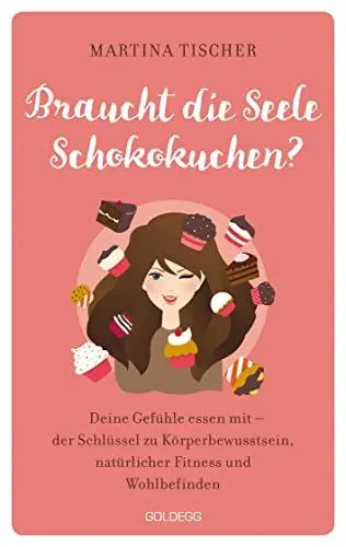 Produktbild: Braucht die Seele Schokokuchen? Gefühle essen mit – der Schlüssel zu Körperbewusstsein, natürlicher Fitness und Wohlbefinden. Ursachen von Übergewicht auf emotionaler Ebene erkennen und auflösen.