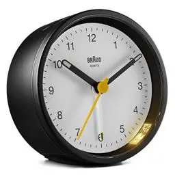 Produktbild: Braun BC12BW Quarzwecker Wecker, Kunststoff, Schwarz-Weiß, normal