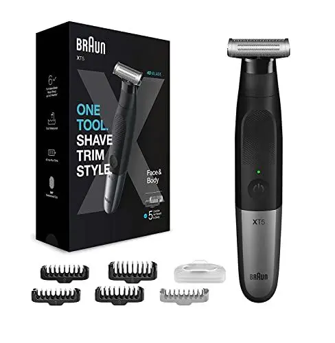 Produktbild: Braun Bartschneider, Haarschneider, Körperhaartrimmer abwaschbar Schwarz