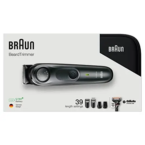 Produktbild: Braun Barttrimmer 7 BT7940, Barttrimmer und Haarschneider für Herren, für Gesichts- und Kopfhaare