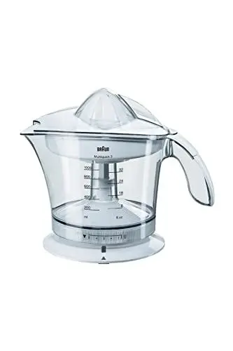 Produktbild: Braun Multiquick 3 MPZ9 Citrus Juicer Saftpresse (20 W, 1,4 Kg) weiß