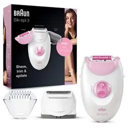 Produktbild: Braun SE 3270 Silk-épil 3 Epilierer mit 2 Aufsätzen