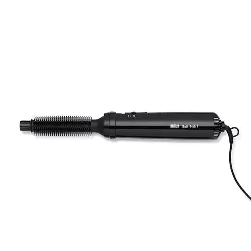 Produktbild: Braun Satin Hair 1 Warmluft-Lockenbürste, inklusive Bürstenaufsatz, AS 110, schwarz, 1er Pack