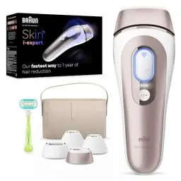 Produktbild: Braun Smart IPL 7 Skin i·expert, Gratis App, Haarentfernungsgerät Damen, sichtbare Haarentfernung, Designed In Germany, 4 Aufsätze, Venus Rasierer, Alternative zu Laser Haarentfernung, PL7387