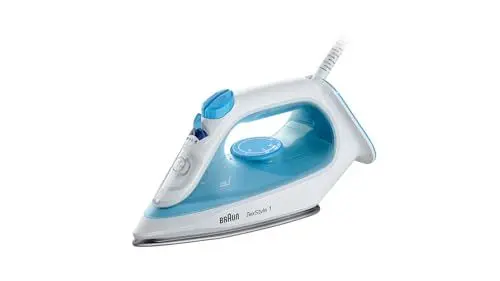 Produktbild: Braun TexStyle 1 Dampfbügeleisen SI 1050BL - Bügeleisen mit SuperCeramic Bügelsohle, Vertikaldampf, 2000 Watt, Blau