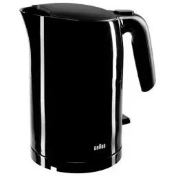 Produktbild: Braun WK 3110 BK Wasserkocher | Füllmenge 1,7 l | 3.000 Watt | Schnellkochsystem | Herausnehmbarer Anti-Kalk-Filter | Große Wasserstandsanzeige | BPA Frei | Schwarz