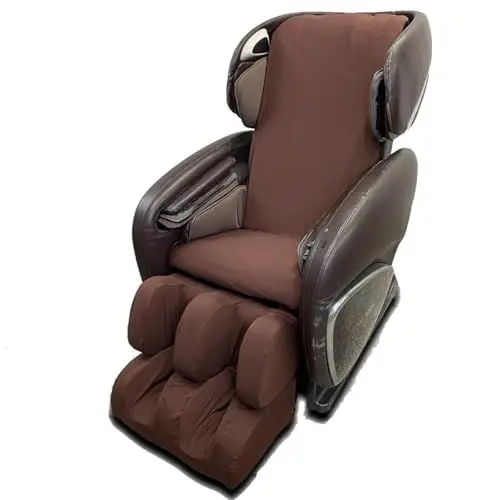 Produktbild: Braun,Full Body, Bezug FüR GanzköRper-Shiatsu-Massagestuhl, Flexibler Schutzbezug FüR MassagestüHle, Passend FüR Die Meisten Arten Von MassagestüHlen, Abnehmbarer Schutz