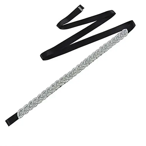 Produktbild: Brautschmuck Strass Kristall Hochzeit Schärpe Gürtel Brautjungfer Kristall Gürtel Kleid Taille Kette Zubehör für Party Hochzeit Abschlussball Verlobung