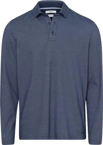 Produktbild: BRAX Herren Style Prescot J Easy Care Jacquard Poloshirt Mit Exklusiven Details Polo-Pullover, Infinity, M EU