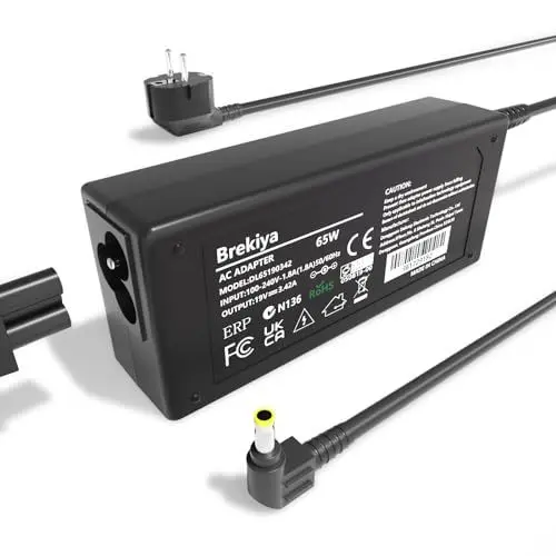 Produktbild: Brekiya 65W 19V 3.42A AC Adapter Ladegerät Ersatz für JBL Xtreme Xtreme 2 Xtreme Tragbar Extreme Extreme 2 JBL Boombox Tragbar Drahtloser Lautsprecher JBL Sprecher Netzkabel 8.8FT