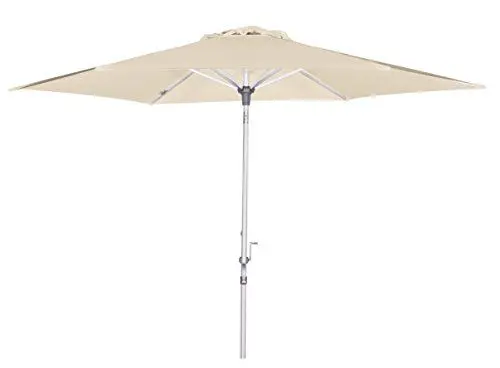 Produktbild: BrellaCo Sonnenschirm Kurbel, Natur, 305 cm/6 tlg.