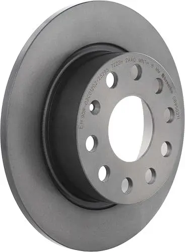 Produktbild: Brembo 08.9502.11 Hintere Bremsscheibe mit UV Lackierung, Anzahl 2