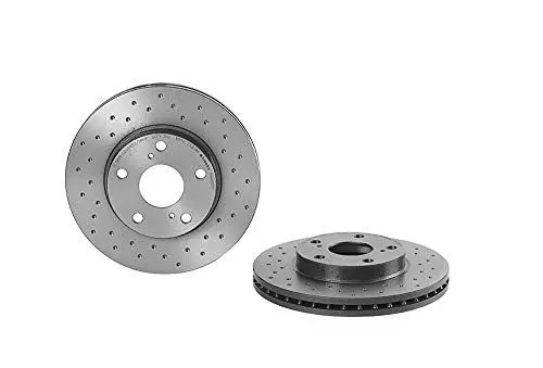 Produktbild: Brembo Xtra 09.A865.1X Bremsscheibe vorne, gelocht, 2 Stück