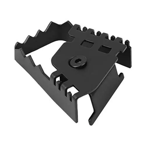 Produktbild: Motorrad Hinterrad Fußbremshebel Pedal Vergrößern Extension Pad Extender Edelstahl für F800GS F700GS F650GS (Schwarz, Galvanik)(Schwarz)