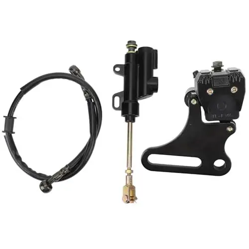 Produktbild: Bremshydraulikzylinder, Hinterradbremsbaugruppe Haupthydraulikzylinder-Bremssattel mit Scheibenbremsbelag Coolster 15 Mm Radachse für SSR 125 110 Dirt Bike Pit Bike