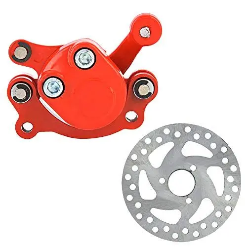 Produktbild: Bremsscheibe 120mm Auto Fahrzeug Bremsscheibe Automobil Bremssattel für Elektro Go Kart Roller Mini Moto Aftermarket-Scheibenscheibe + Bremssattel