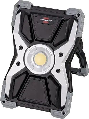 Produktbild: Brennenstuhl Akku LED Arbeitsstrahler RUFUS / LED Arbeitsleuchte für Werkstatt (LED Baustrahler mit Powerbank-Funktion, inkl. Ladekabel, Gehäuse aus Aludruckguss, 3000lm, IP65)