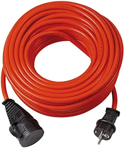 Produktbild: Brennenstuhl BREMAXX Verlängerungskabel (20m Kabel in orange, für den Einsatz im Außenbereich IP44, Stromkabel einsetzbar bis -35 °C, Öl- und UV-beständig)