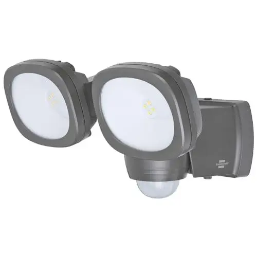 Produktbild: Brennenstuhl Batterie LED Strahler LUFOS / Kabelloser LED Außen-Strahler mit Batterie und Bewegungsmelder (mit 8 Marken LEDs, 2x 240 Lumen, für außen IP44, mit zusätzlicher Funktionseinstellung)