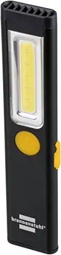 Produktbild: Brennenstuhl LED Akku Handlampe PL 200 A/LED Taschenlampe Mit COB LED (200lm, Inklusive USB-Ladekabel, Bis Zu 12h Leuchtdauer, Werkstattlampe COB Mit Magnet Und Clip)