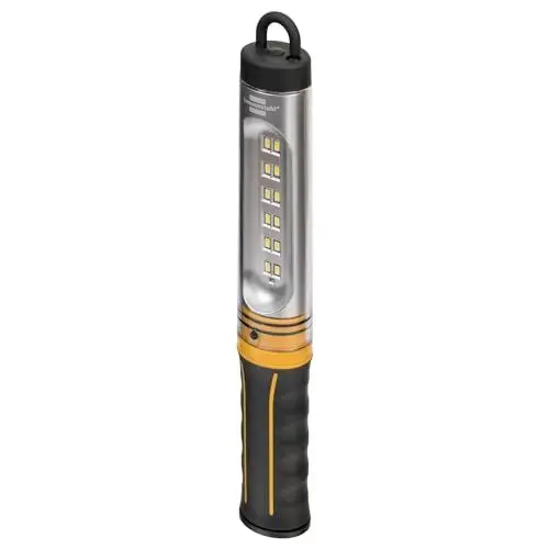 Produktbild: Brennenstuhl LED Akku Werkstattleuchte WL 500 A/Aufladbare Stableuchte mit USB Ladekabel (520lm, 3 Lichtmodi, mit integriertem Haken und Magnet)