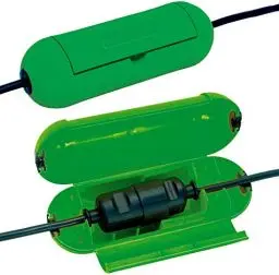 Produktbild: Brennenstuhl Safe-Box/Schutzbox für Verlängerungskabel (Schutzkapsel für Kabel, für die Verwendung im Innenbereich) grün