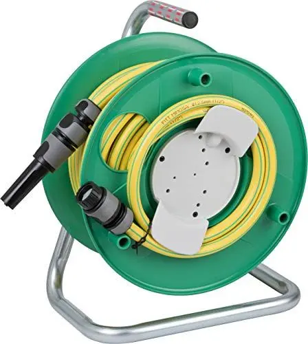 Produktbild: Brennenstuhl Wasserschlauchtrommel WS3220 (20m Schlauchlänge, aus Spezialkunststoff, Made in Germany) grün