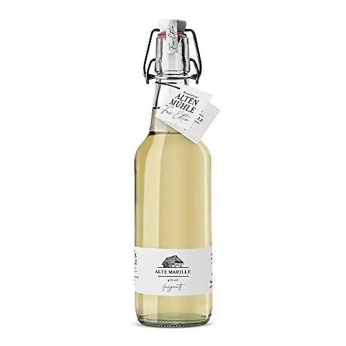 Produktbild: Brennerei Zur Alten Mühle - Alte Marille Fass-Edition - feine Marillen Spirituose in der klassischen Bügelflasche - milde Spirituose fassgereift im Schwarzwald, 1 x 0.5l