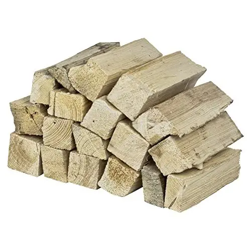 Produktbild: Brennholz Kaminholz Kiefer Holz 10 kg Für Ofen und Kamin Kaminofen Feuerschale Grill Feuerholz Holzscheite Wood 25 cm kammergetrocknet flameup