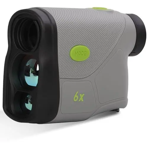 Produktbild: Bresser Laser-Entfernungsmesser Range Pro 1300 für Jagd, Golf und mehr mit 5 bis 1100 m Messbereich, Geschwindigkeits-, Höhen- sowie Winkelmessung und 6-facher Vergrößerung, Grau, Normal