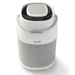 Produktbild: Breville 360° Light Protect Luftreiniger | leiser, H13 True HEPA-Filter | entfernt 99,97% an Staub, Rauch, Pollen & mehr | 3 Geschwindigkeiten | Nachtmodus | Filteraustausch-Anzeige | Touch-Bedienfeld